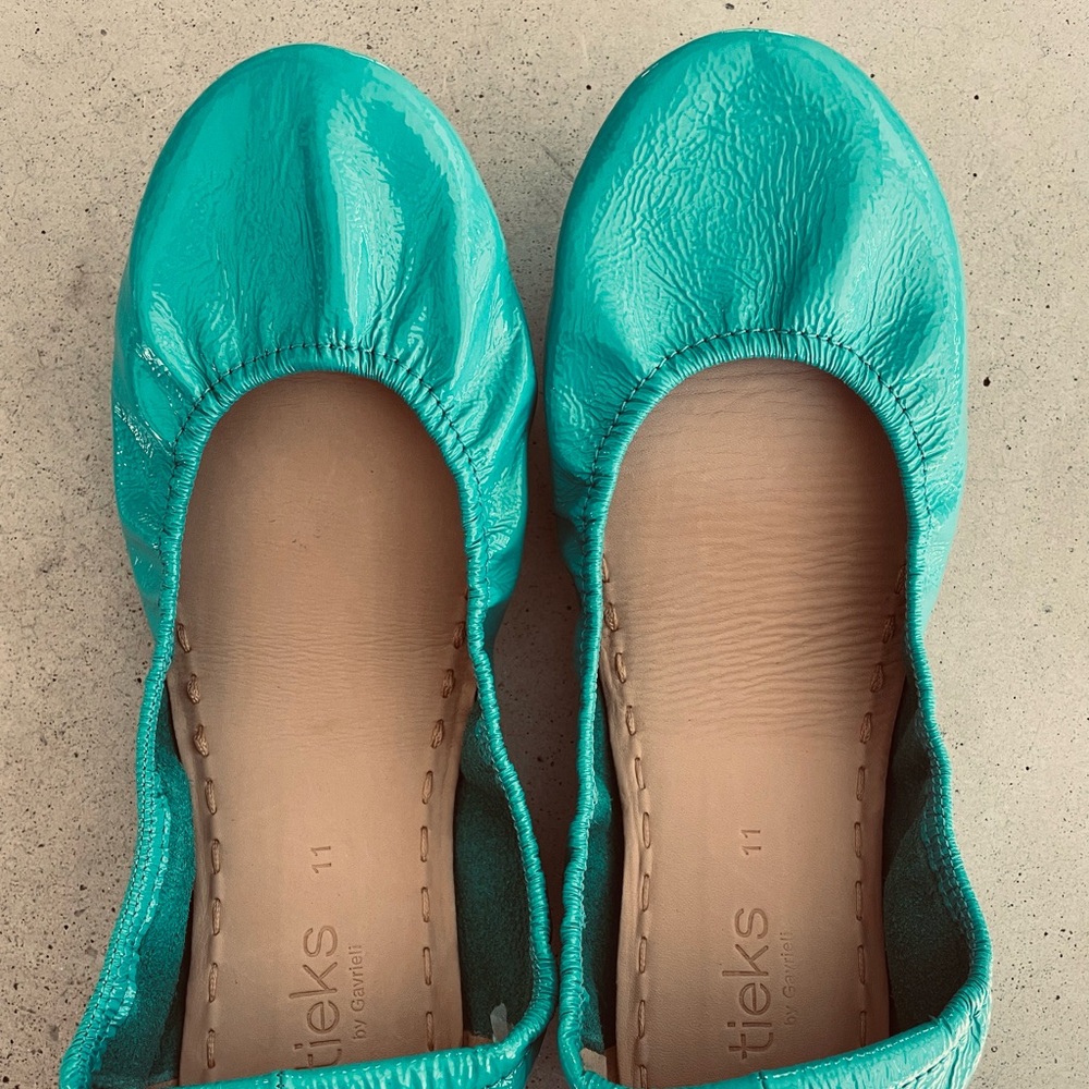 Tieks Vibrant teal Ballet Flats